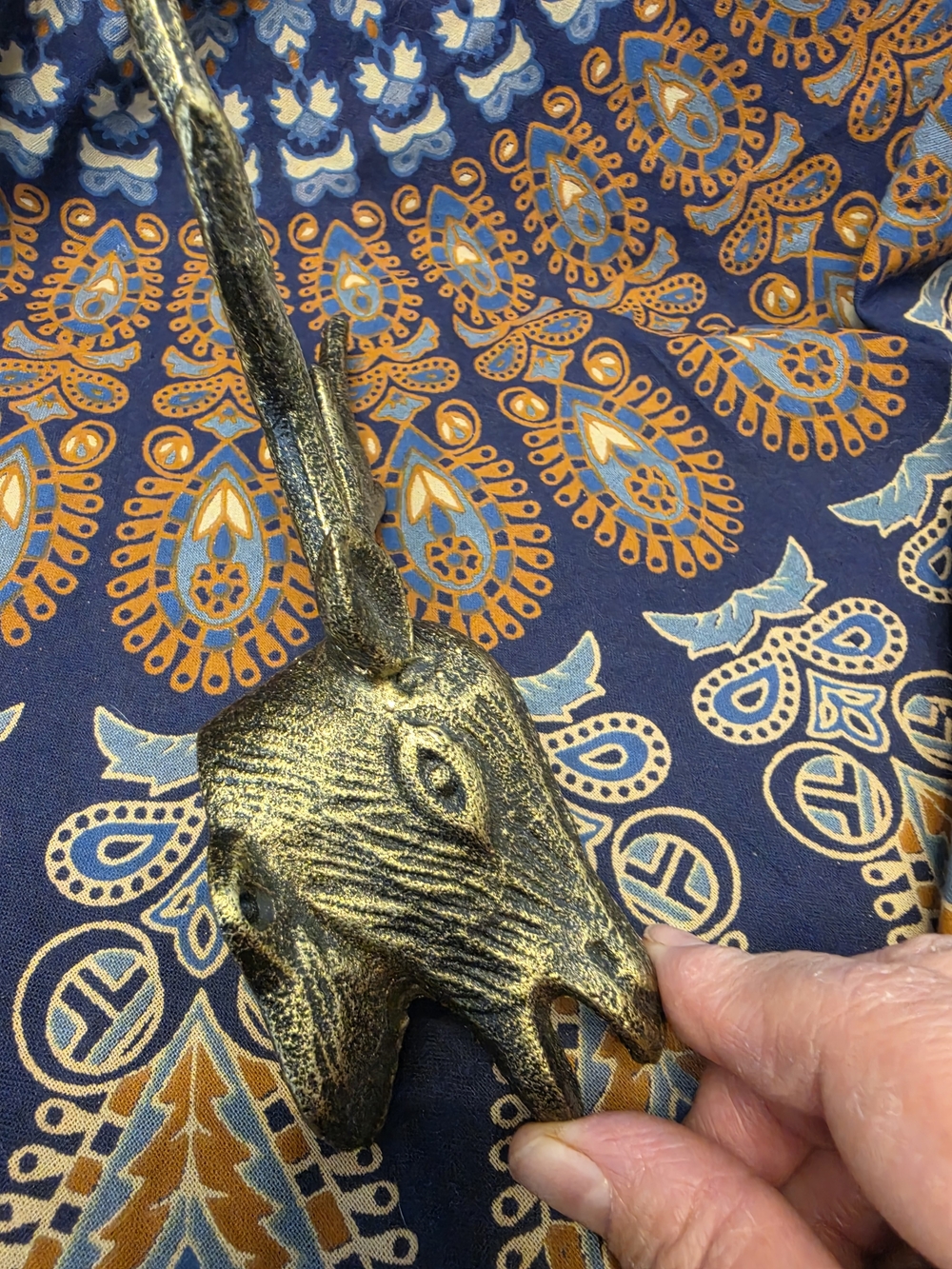 Gold and Black Stag Bottle Opener Wall Mount
